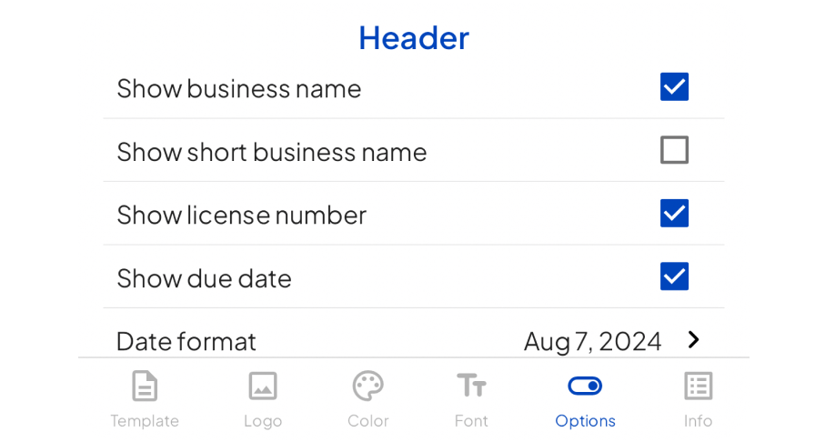 Customize your Invoices (05)