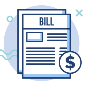 icon bill template