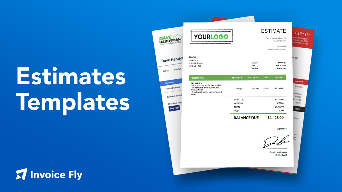 Estimate Templates
