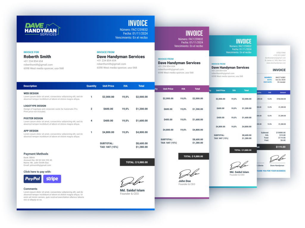 Invoice Templates