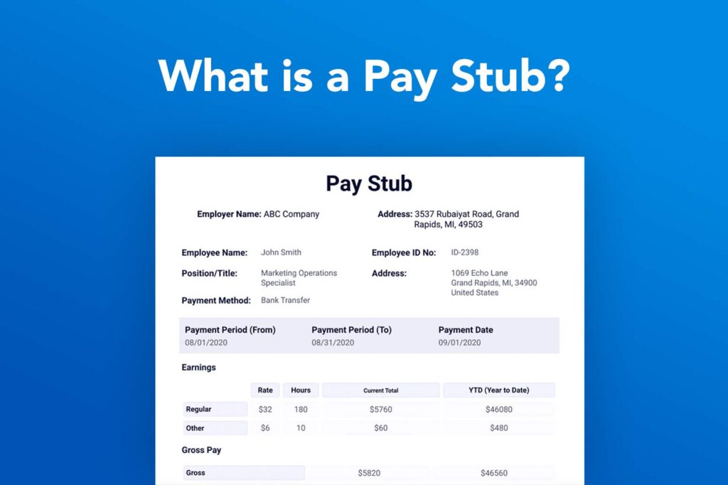 What is a Pay Stub?