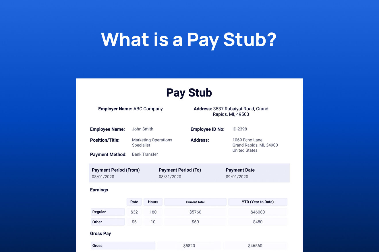 What is a Pay Stub? Definition & Best Practices - Invoice Fly