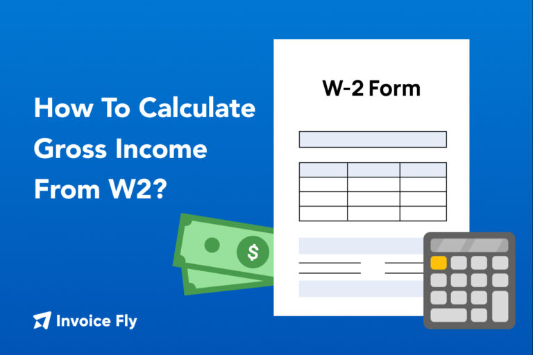 How To Calculate Gross Income From W2