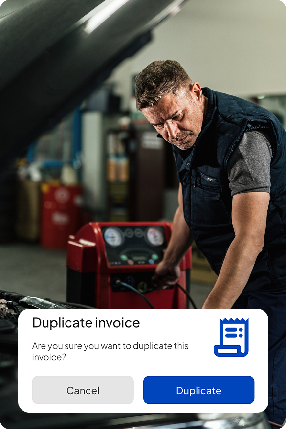 Duplicate Invoice