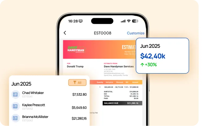 estimate markups estimates app