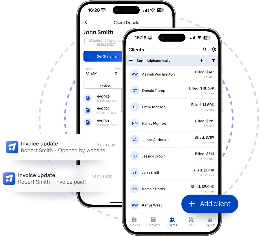 Client Portal mobile app
