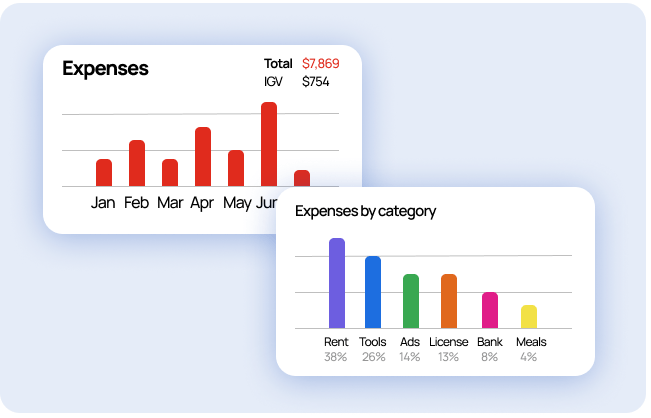 business reports - expense by category