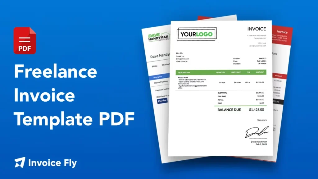freelance invoice template