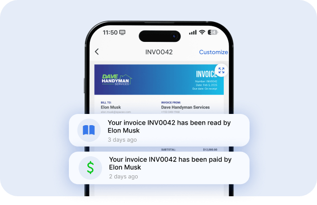Payment & Status Notifications - Invoice Notifications