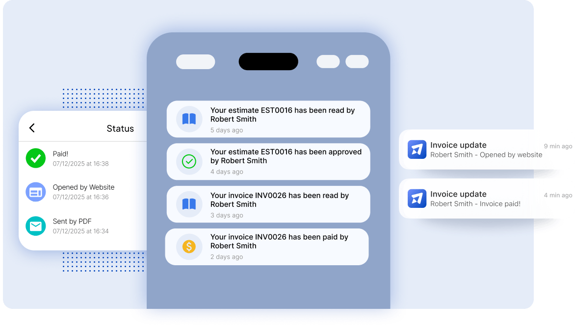 Payments & Status Notifications - Header Image