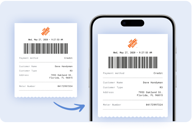Scan your receipts - receipts scanner