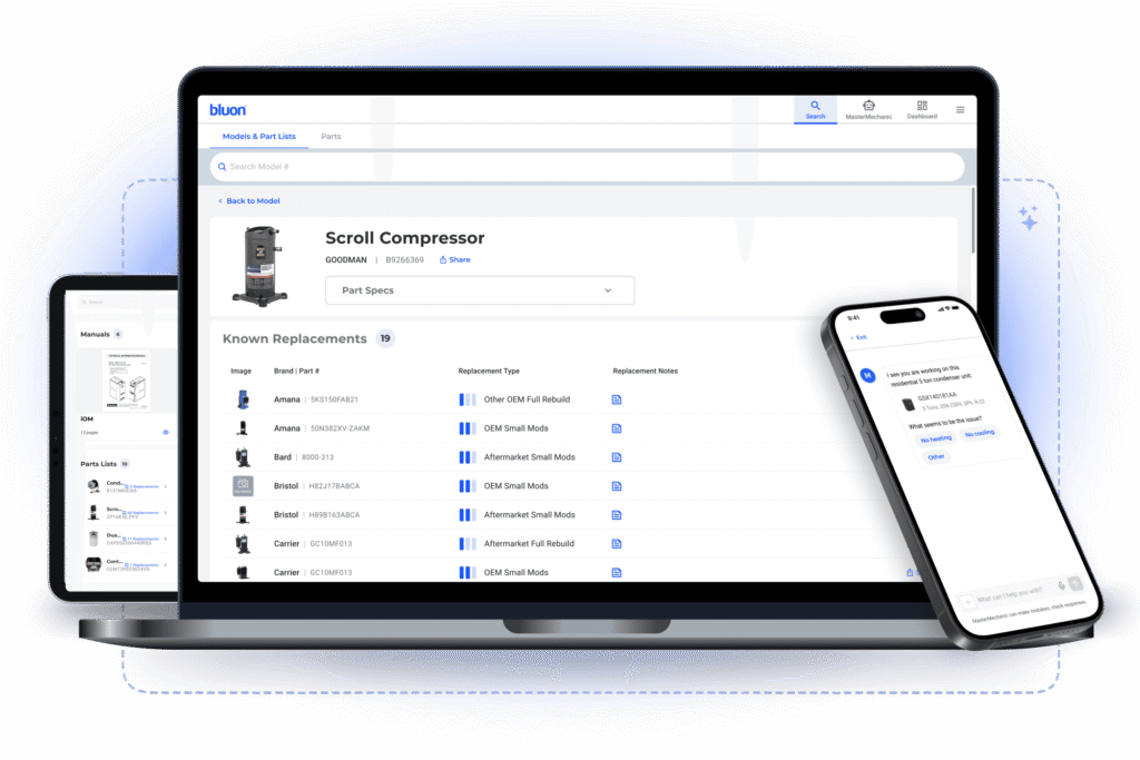 Bluon HVAC Data App