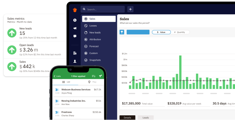 Nutshell HVAC CRM software