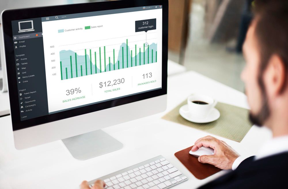 business finance dashboard