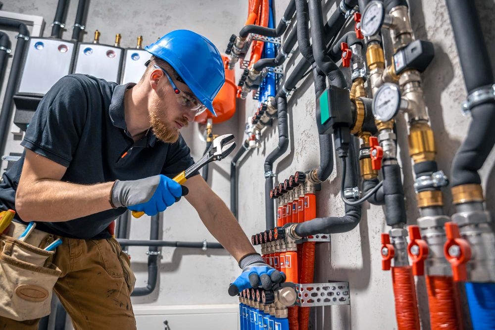 commercial plumbing installation