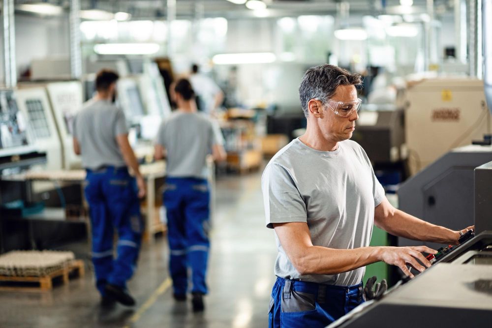 manufacturing factory workers