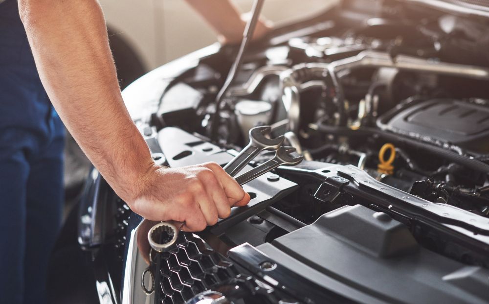 Mechanic performing skilled trade work