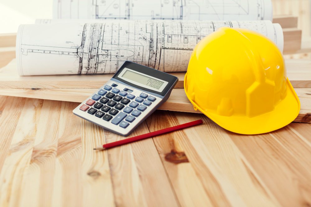Contractor materials and costs for a client project