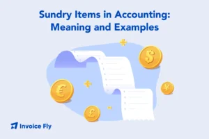 sundry items in accounting menaing and exmaples