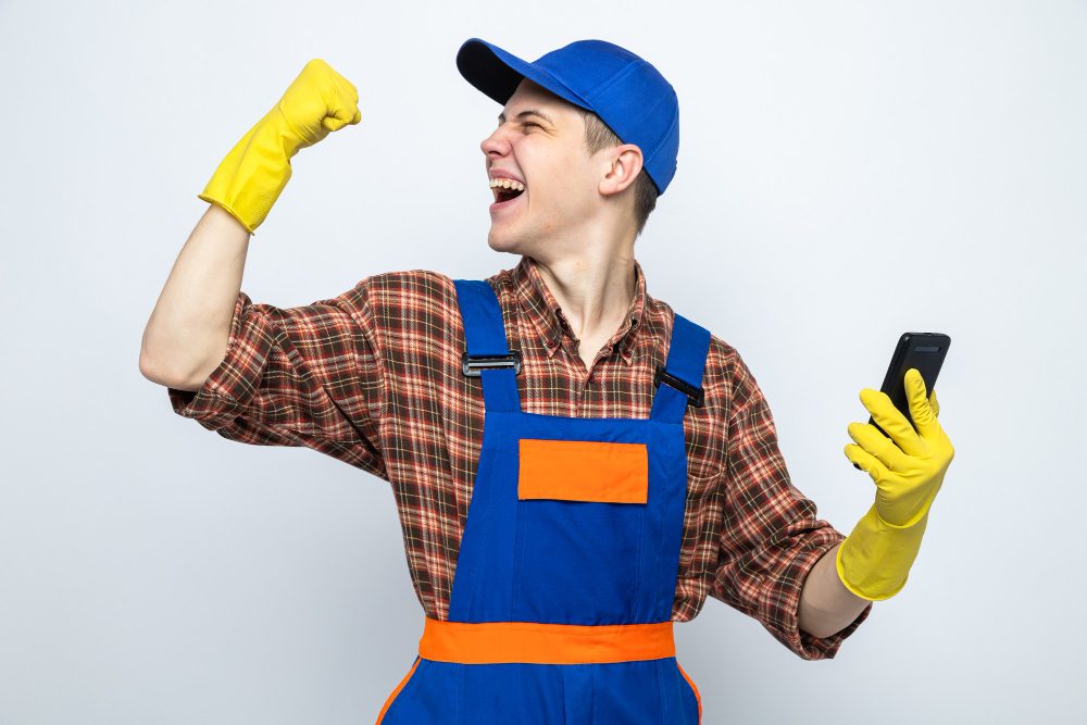 professional recording video for pressure washer marketing