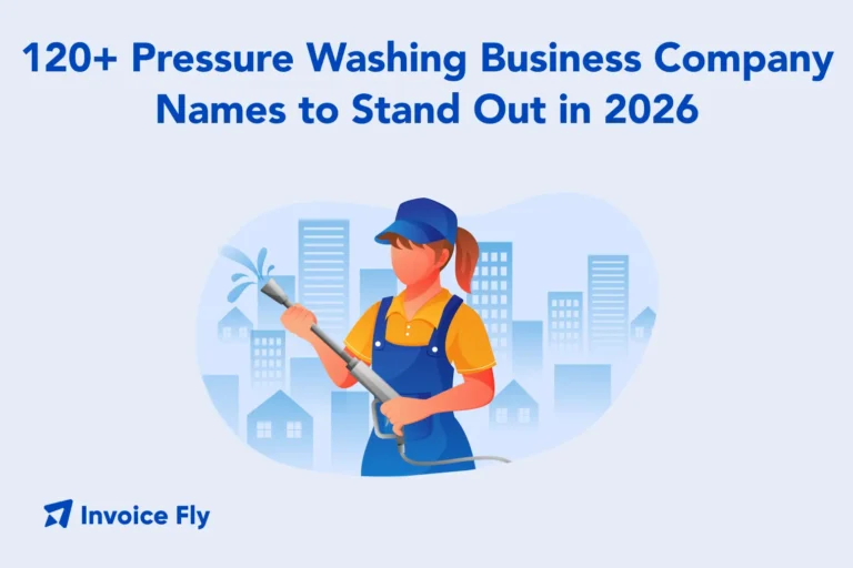 pressure washing business company names to stand out