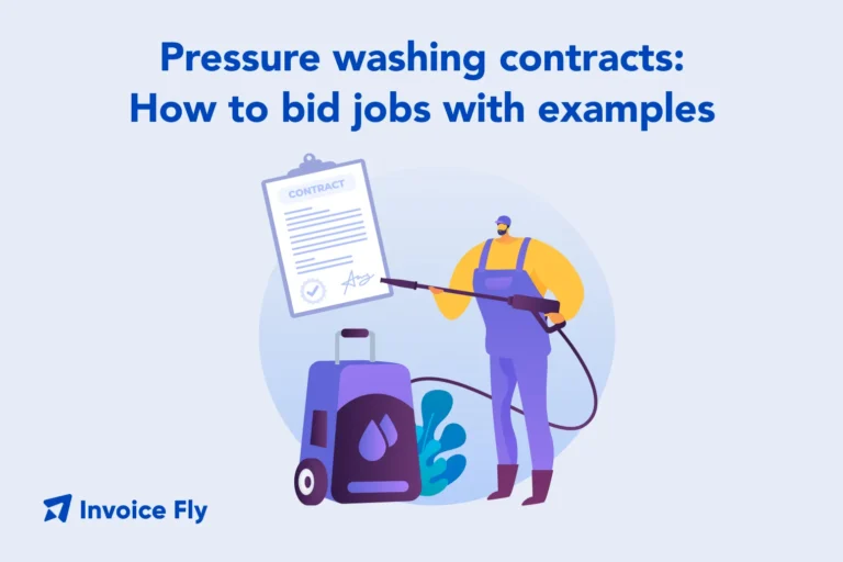 pressure washing contracts how to bid jobs with examples