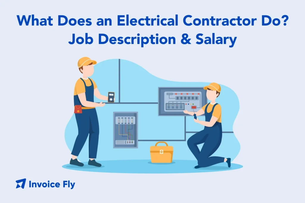 electrical contractor job description salary