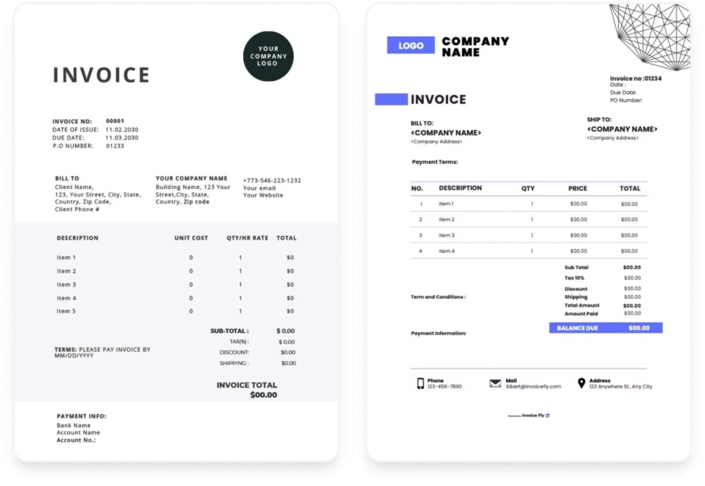 invoice template invoice fundamentals