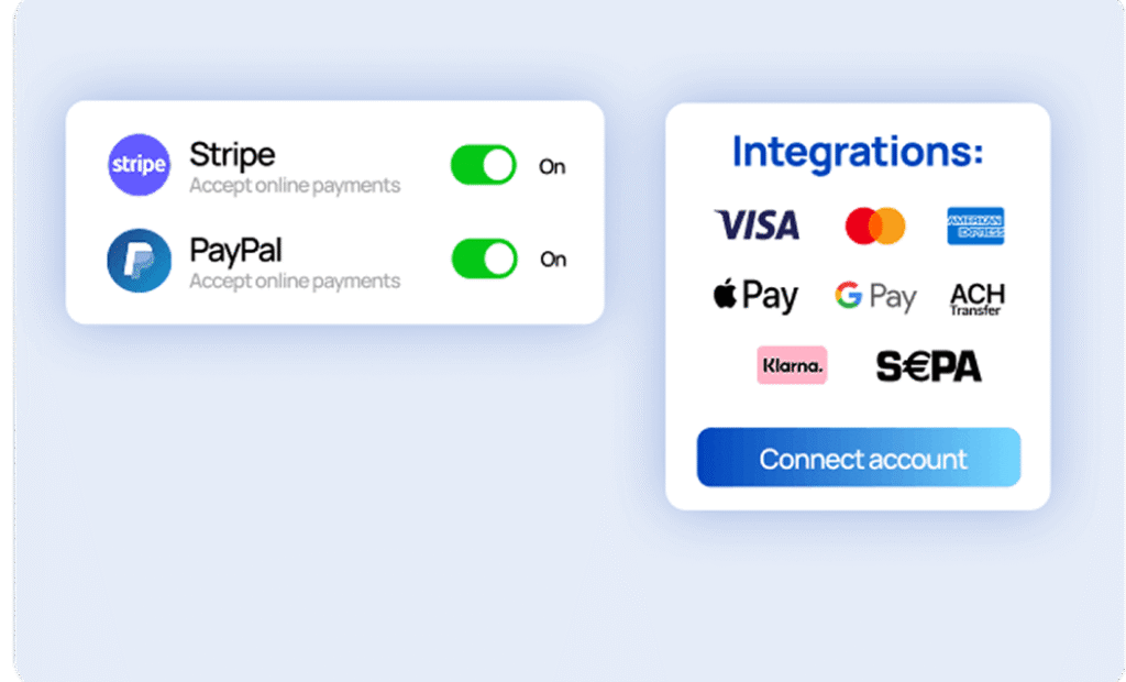 accept payments with our invoicing software Invoice Fly