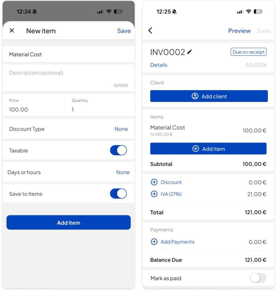 new-item-invoice-fly-invoice-guide