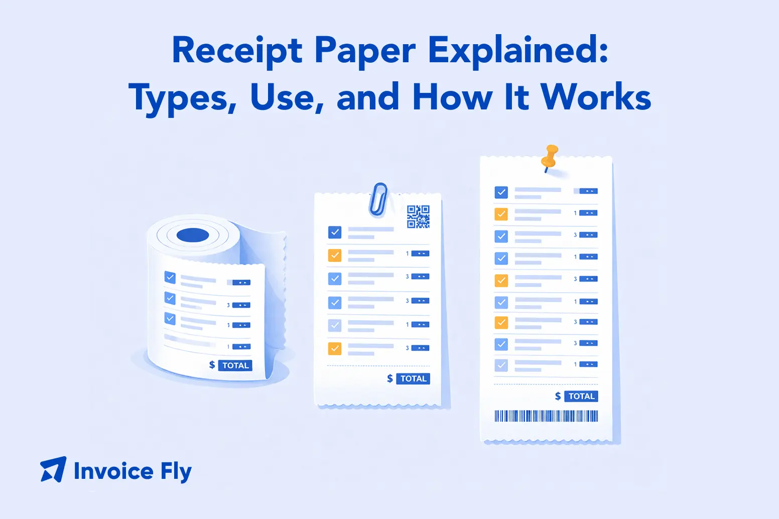 explicación del papel de recibo