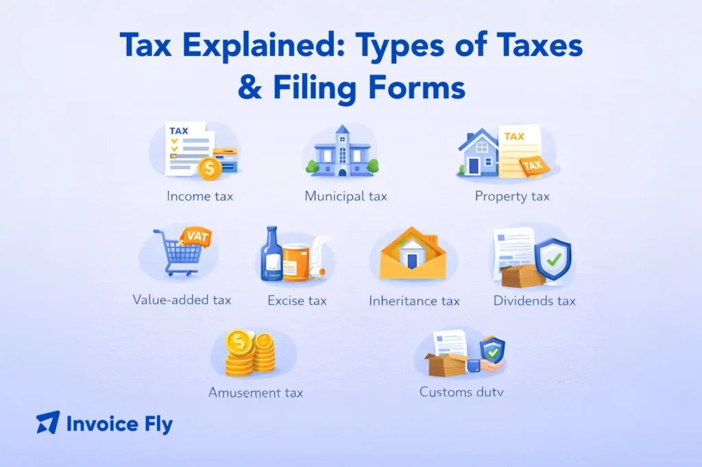 tax explained types and forms