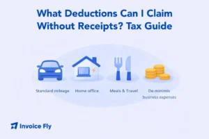 what deductions can i claim without receipts