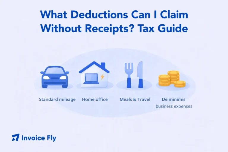 what deductions can i claim without receipts