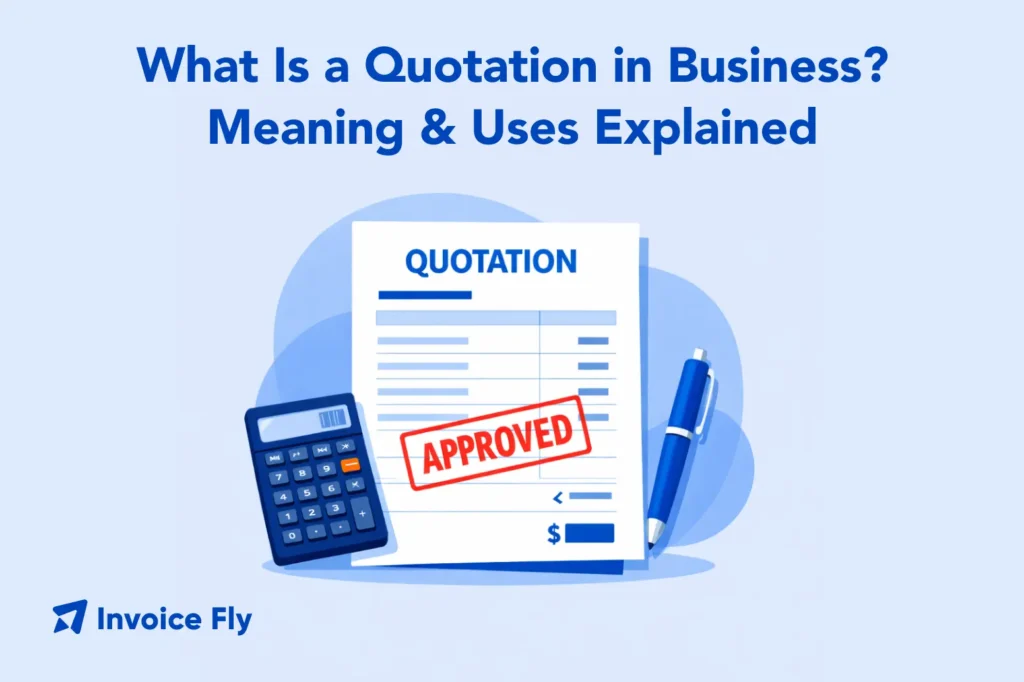 what is a quotation in business