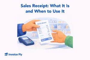 sales receipt