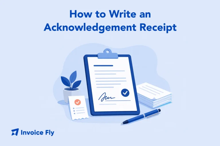 acknowledgment receipt