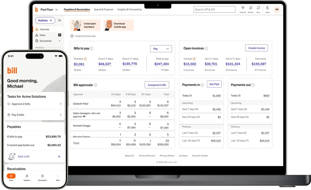 bill accountant console