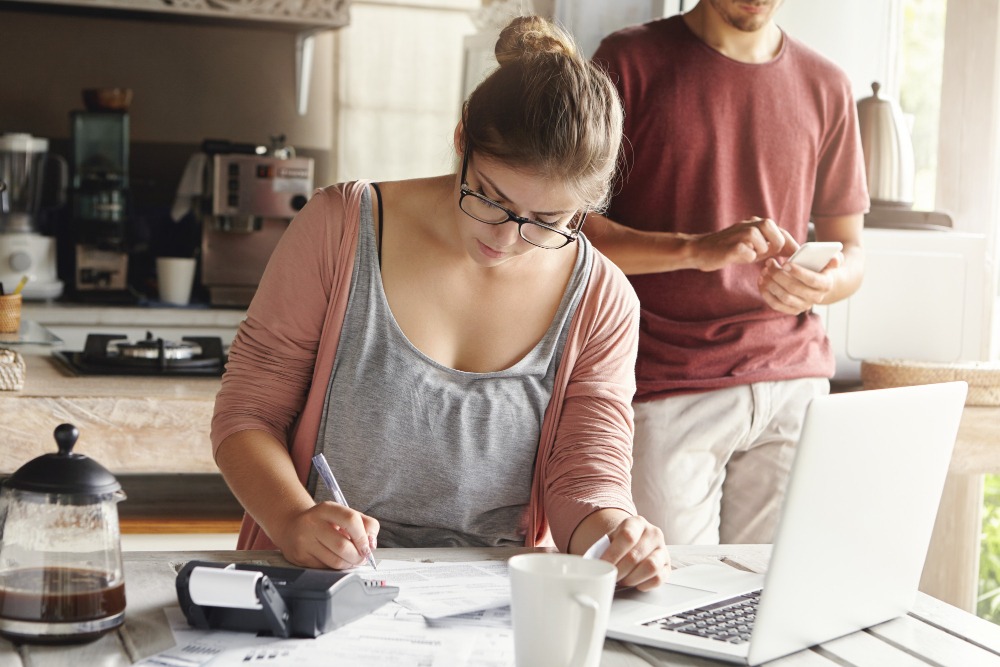small business owner setting up payroll for the first time