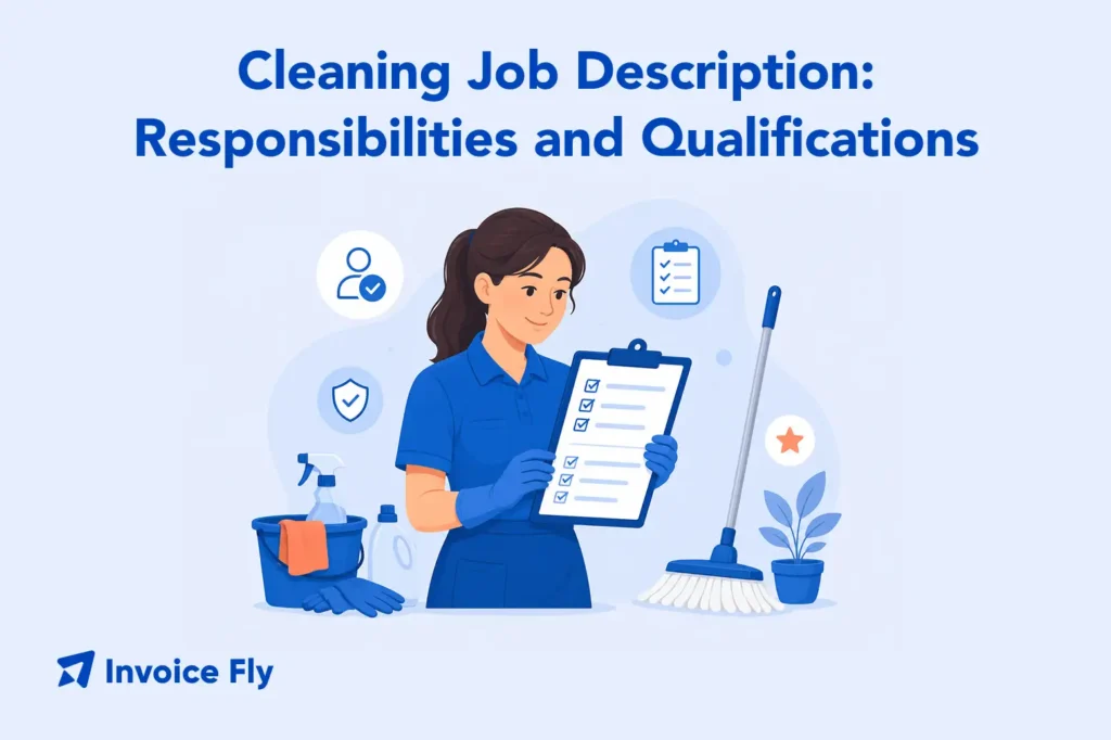 cleaning job description