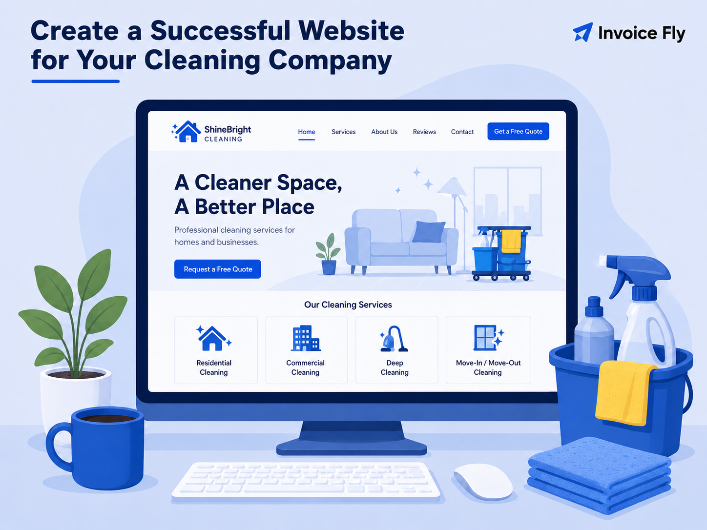 cleaning company website