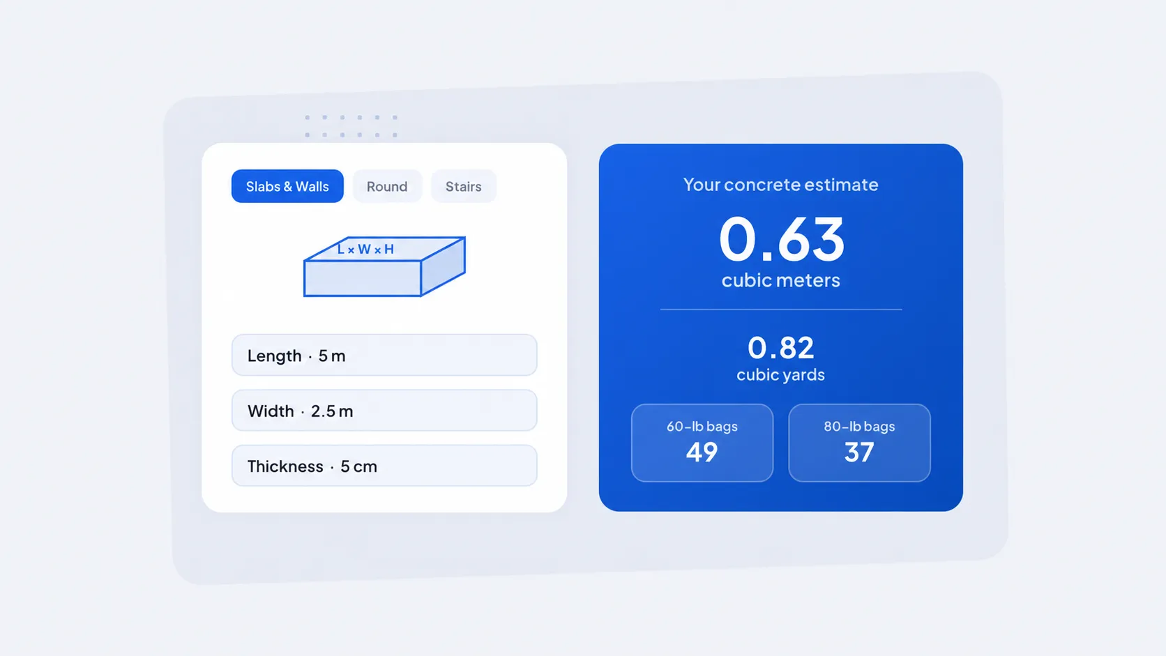 Concrete Calculator