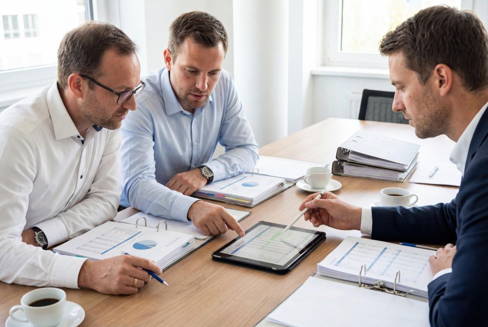electrical estimate services meeting between electrician and estimator