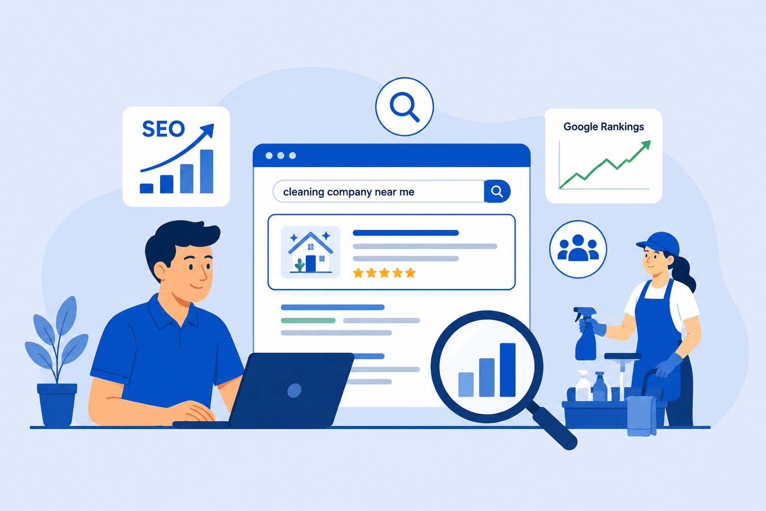 seo for cleaning company